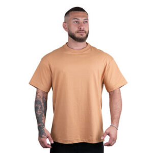 CAMISETA OVERSIZED MALHÃO LISA BEGE ROTERDAN