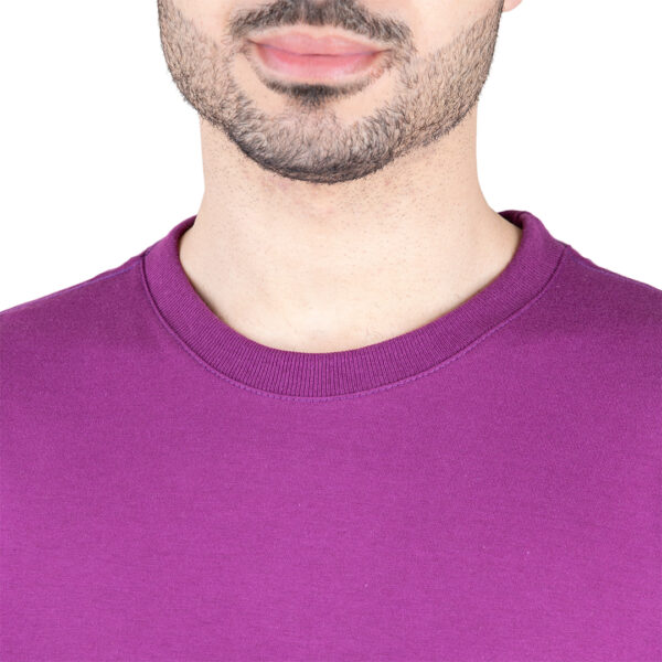 CAMISETA BASICA LISA VIOLETA - Image 9