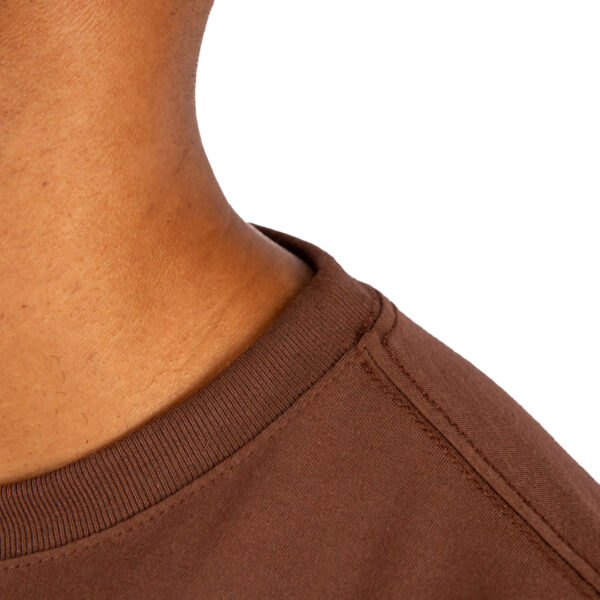 CAMISETA BASICA LISA MARROM - Image 5