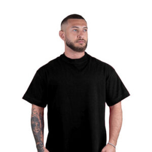 CAMISETA OVERSIZED MALHÃO LISA PRETA