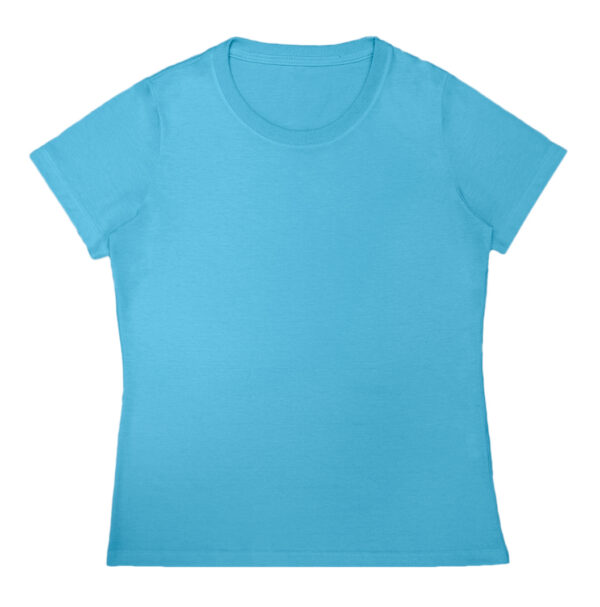 Camiseta Feminina Lisa em Algodão Fio 30.1 Penteado para Estamparia DTF, Silk e Serigrafia. - Image 4