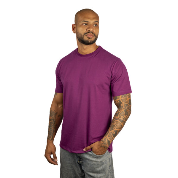 CAMISETA BASICA LISA VIOLETA