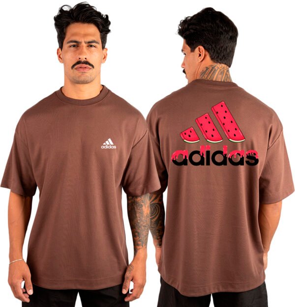 Camiseta Masculina Oversized Malhão Adidas 1 - Imagem 4