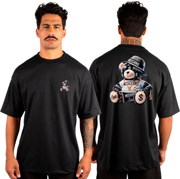 Camiseta Masculina Oversized Malhão moschino 1