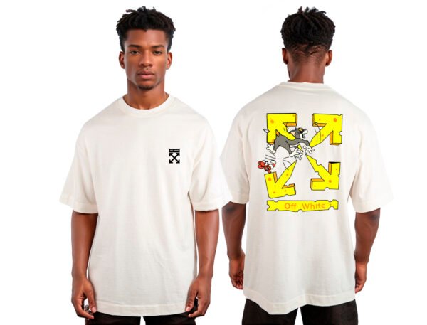 Camiseta Masculina Oversized Malhão Off White 7 - Imagem 2