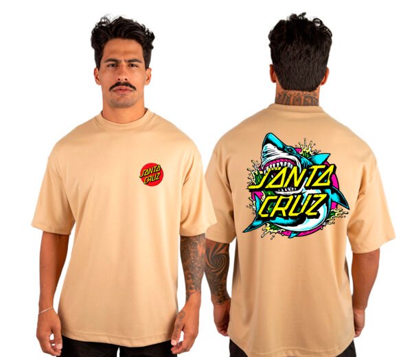 Camiseta Masculina Oversized Malhão Santa Cruz - Imagem 2