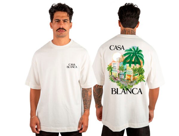 Camiseta Masculina Oversized Malhão Casa Blanca - Imagem 2
