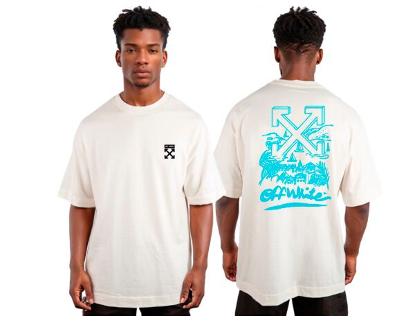 Camiseta Masculina Oversized Malhão Off White 5 - Imagem 2