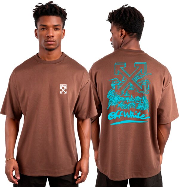 Camiseta Masculina Oversized Malhão Off White 5 - Imagem 4