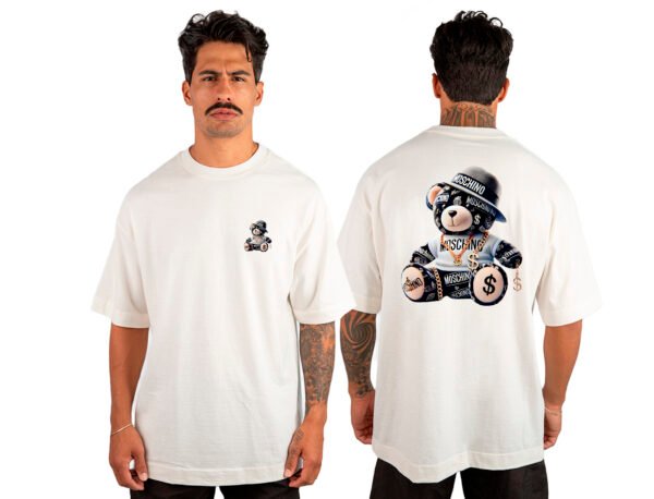 Camiseta Masculina Oversized Malhão moschino 1 - Imagem 2