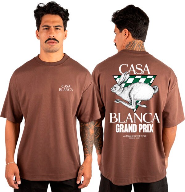 Camiseta Masculina Oversized Malhão Casa Blanca 2 - Imagem 2
