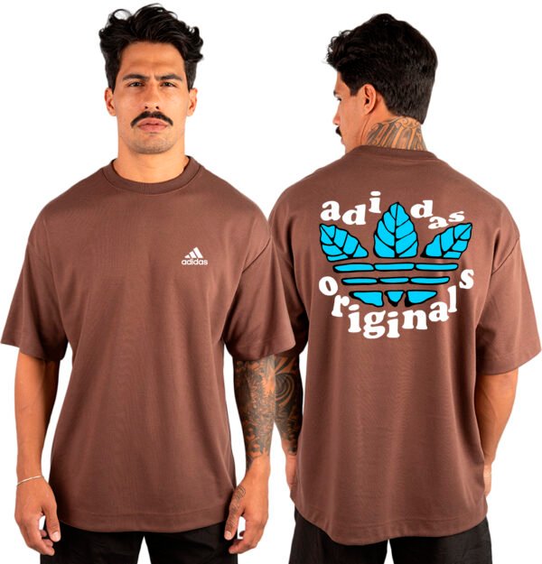 Camiseta Masculina Oversized Malhão Adidas 4 - Imagem 4