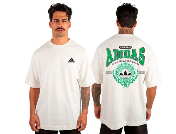 Camiseta Masculina Oversized Malhão Adidas 3 - Imagem 2