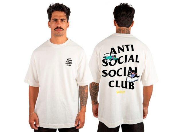 Camiseta Masculina Oversized Malhão Anti Social Club - Imagem 2