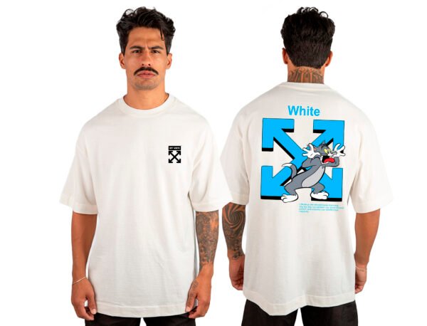 Camiseta Masculina Oversized Malhão Off White 4
