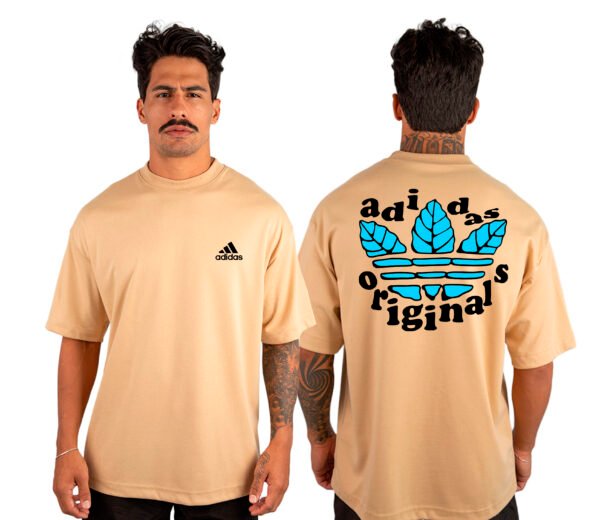 Camiseta Masculina Oversized Malhão Adidas 4 - Imagem 2