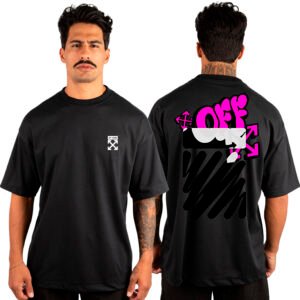 Camiseta Masculina Oversized Malhão Off White 1