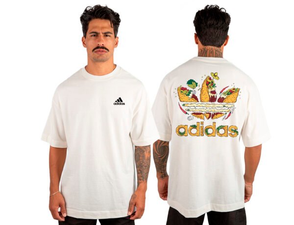 Camiseta Masculina Oversized Malhão Adidas 2 - Imagem 2