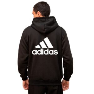 CASACO MOLETOM CANGURU E CAPUZ ADIDAS