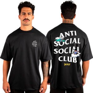 Camiseta Masculina Oversized Malhão Anti Social Club
